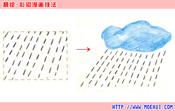 通用色铅笔入门练习-创意笔触的运用-绝对领域