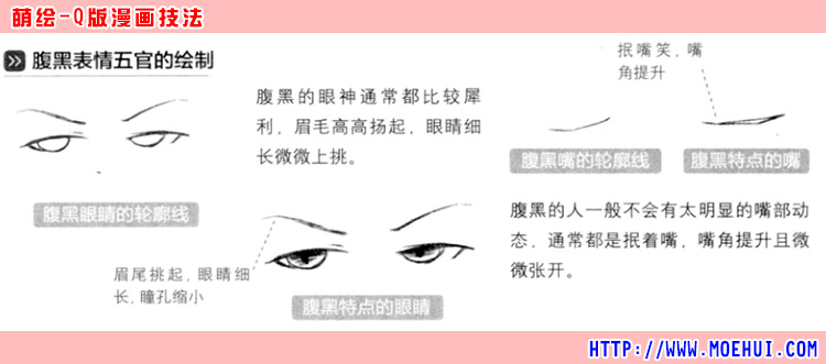 Q版漫画技法-29.Q版腹黑表情的绘制方法-绝对领域