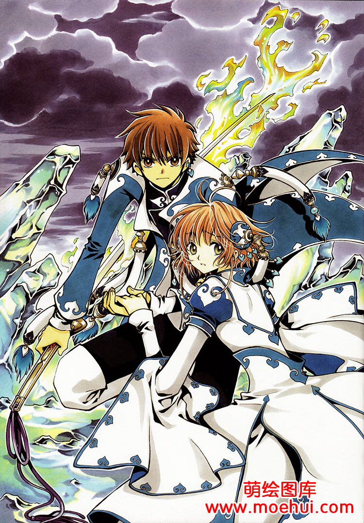 [会员][画集][CLAMP]翼 年代记原画集[86P]-绝对领域