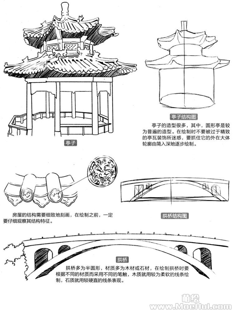 古风漫画入门-44.绘制古风庭园的人文场景-绝对领域