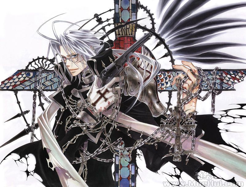 [会员][画集][九条清/九条キヨ]圣魔之血画集 Trinity Blood ~rubor~[75P]-绝对领域