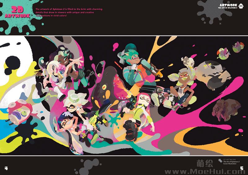 [会员][画集]The Art of Splatoon 2 喷射战士2设定集[230P]-绝对领域