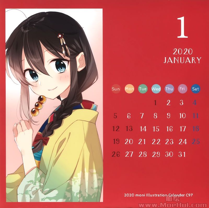 [画集][moni (naoto)]CALENDAR 2020[13P]-绝对领域