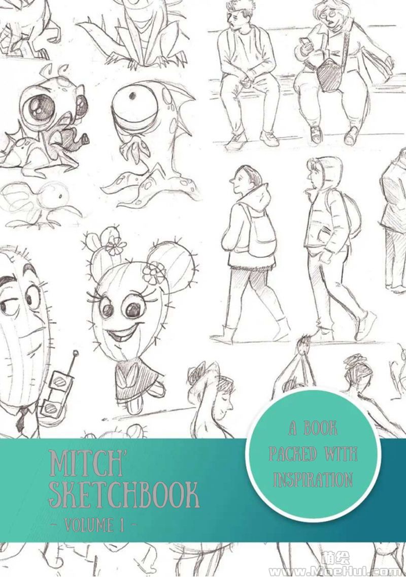 [会员][画集][Mitch Leeuwe]Mitch Sketchbook Volume 1+4[112P]-绝对领域