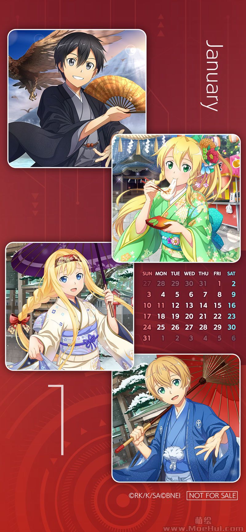 [画集]SAO 2021 Mobile Calendar Wallpapers[12P]-绝对领域