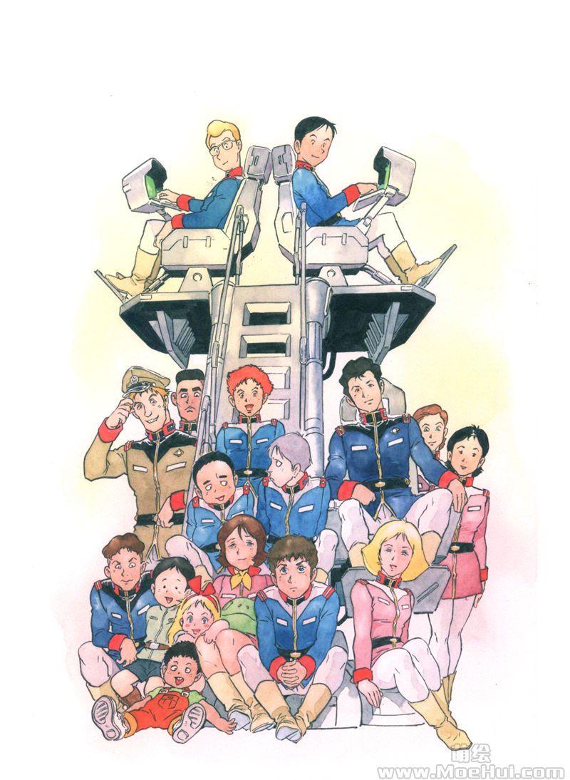 [会员][画集][安彦良和]Mobile Suit Gundam Watercolor Illustrations+Shikishi Board Illustrations[34P]-绝对领域