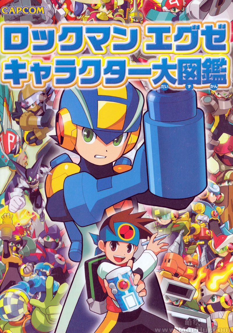 [会员][画集]ロックマン エグゼ キャラクター大図鑑[100P]-绝对领域