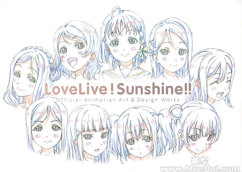 [会员][线稿集][室田雄平]LoveLive! Sunshine!! Official Animation Art & Design Works[100P]-绝对领域