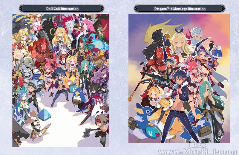 [会员][画集][原田たけひと]Disgaea 5 Complete Official Art Book[24P]-绝对领域